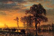 Albert Bierstadt Western Kansas Germany oil painting artist